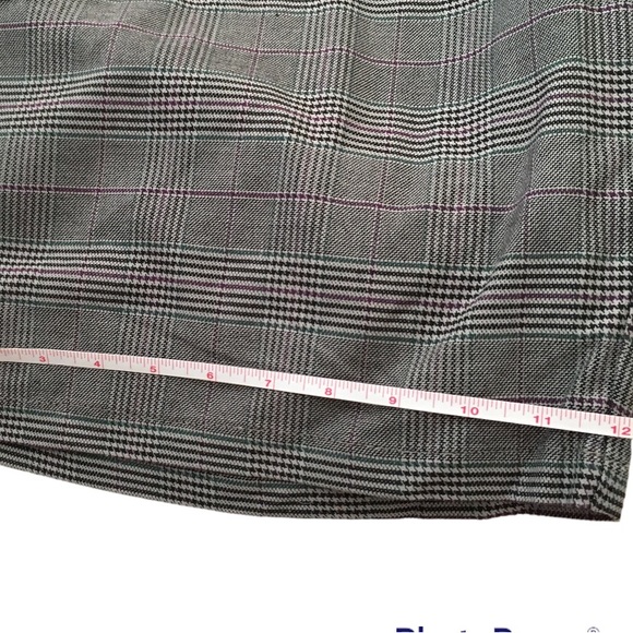 Avenue Cotton Plaid Gaucho Pants, 26W - Picture 12 of 15